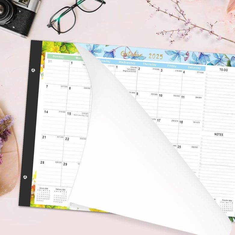 Gannyfer Desk Calendar 2025-2026 - 18 Month Large Calendar July 2025 - Dec 2026, 22" x 17" Desktop Pad Calendar, Office Supplies Perfect for Planning and Organizing In Your Home, School or Office - Image 5